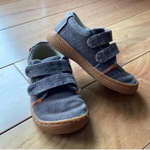 Livie & Luca Hayes Brown Canvas Velcro Sneakers Toddler 7